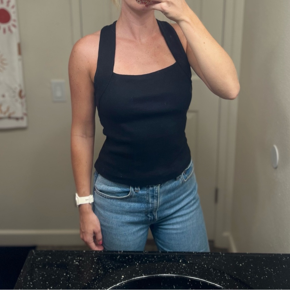 Anthropologie Black Women's Halter Top